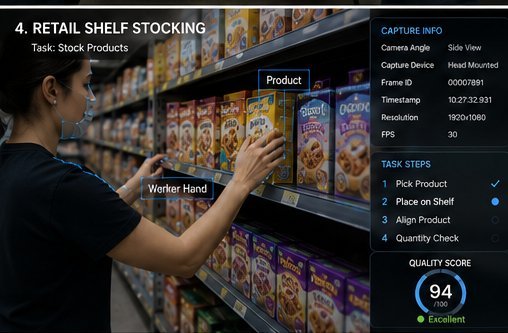 Retail shelf stocking task